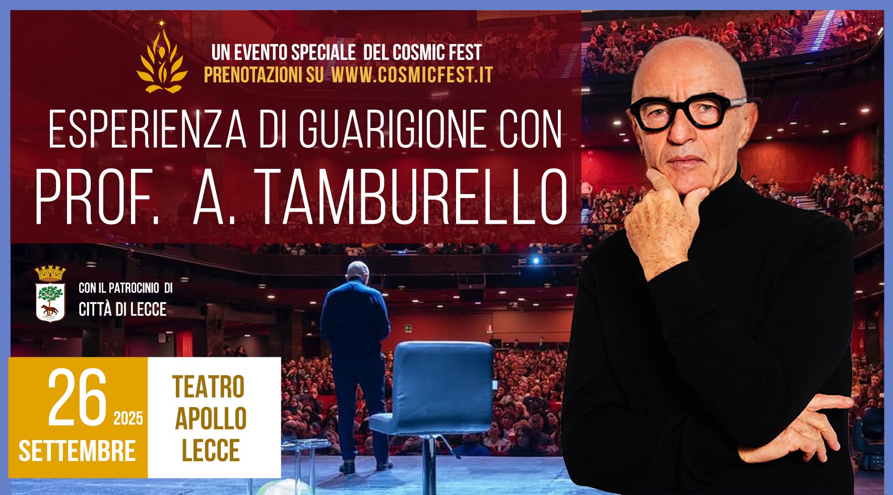 Prof. Antonino Tamburello al Cosmic Vegan Fest