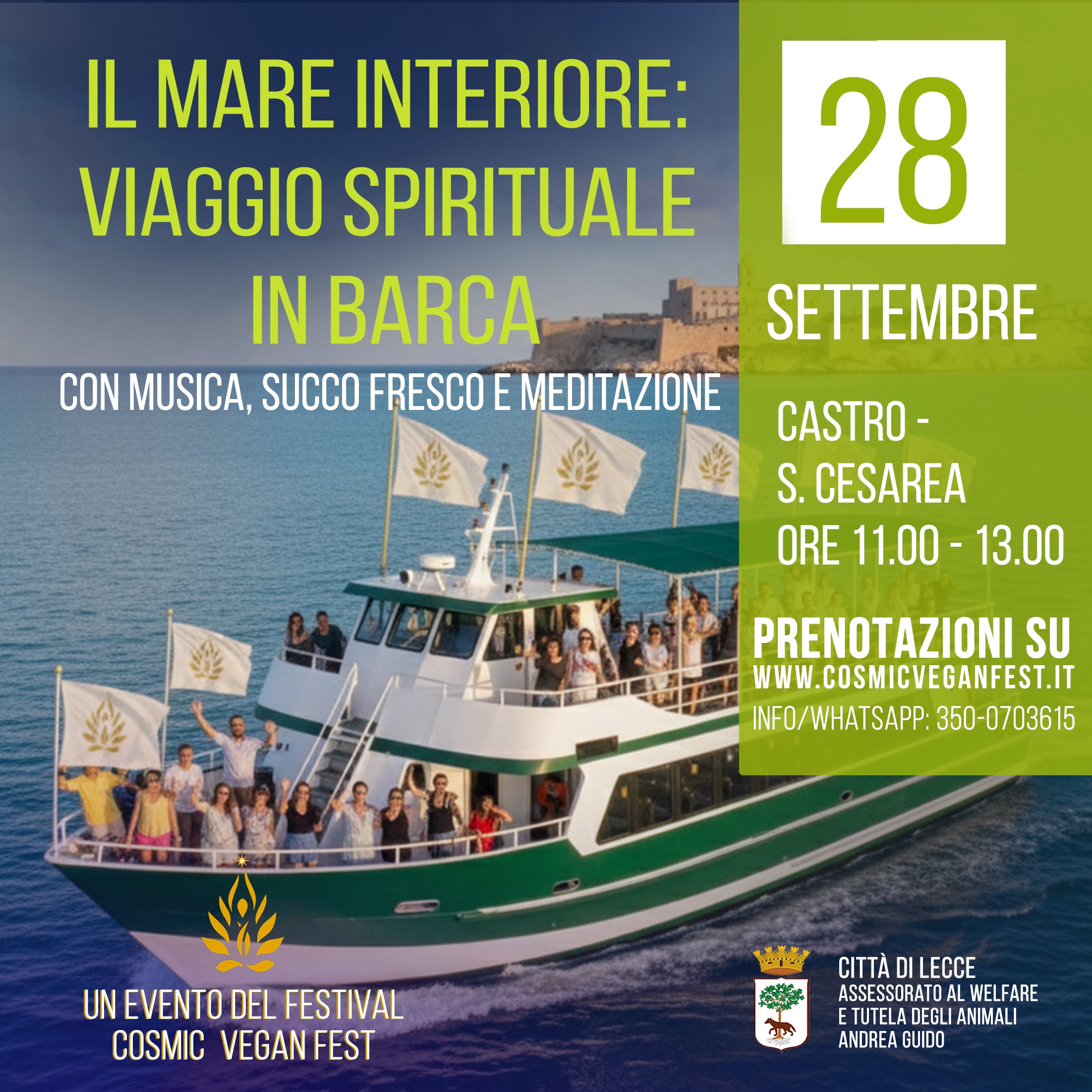viaggio in mare al Cosmic Fest 2025